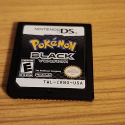 Pokemon Black Nintendo Ds