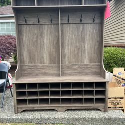 Entry Bench/Coat Rack