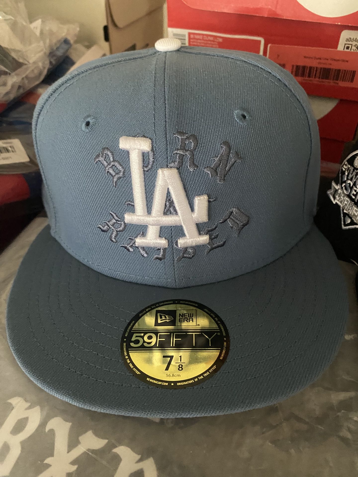 Born X raised Dodgers World Series 2024 Slate Blue