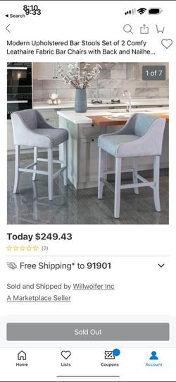 4 Bar Stools OBO