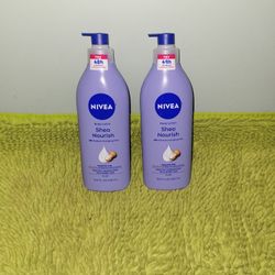 2 Nivea Shea Nourish 16.9oz 