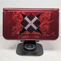 New Nintendo 3DS XL Monster Hunter X Edition Red Top IPS Screen