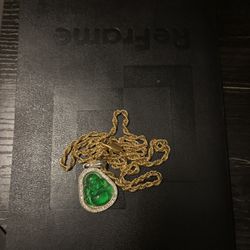 Gold Plated Chain With Pendant 