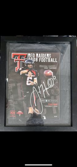 2008 Graham Harrell Autograph
