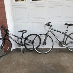 (2) “GIANT “ BIKES ( BOTH FOR ONE TOTAL DISCOUNT PRICE ) 👍👍 - Been In Storage -Need Several Tubes And Tires -REDUCED DEAL 🙌 First Come First Serve