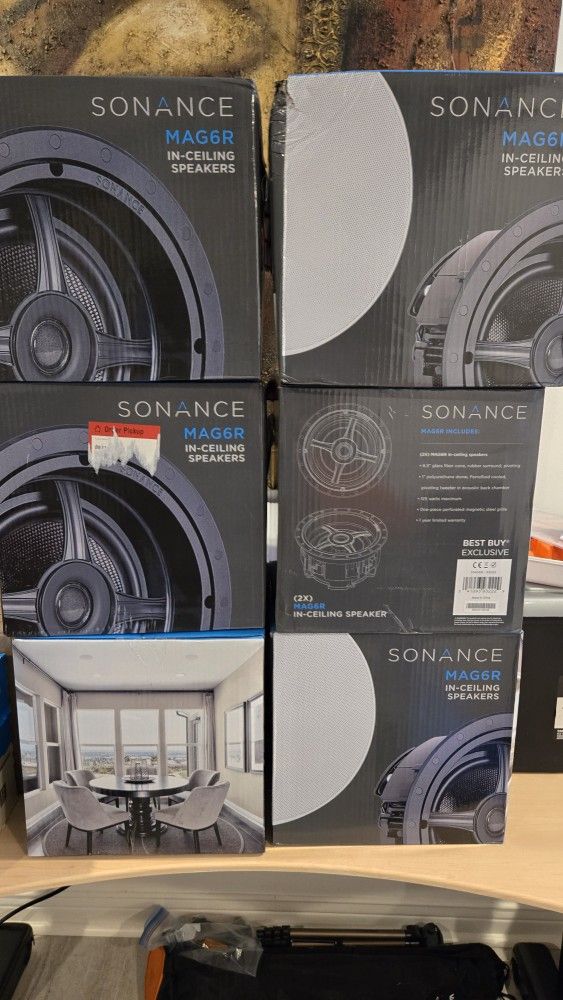 Sonance 6.5" In Ceiling Speakers
