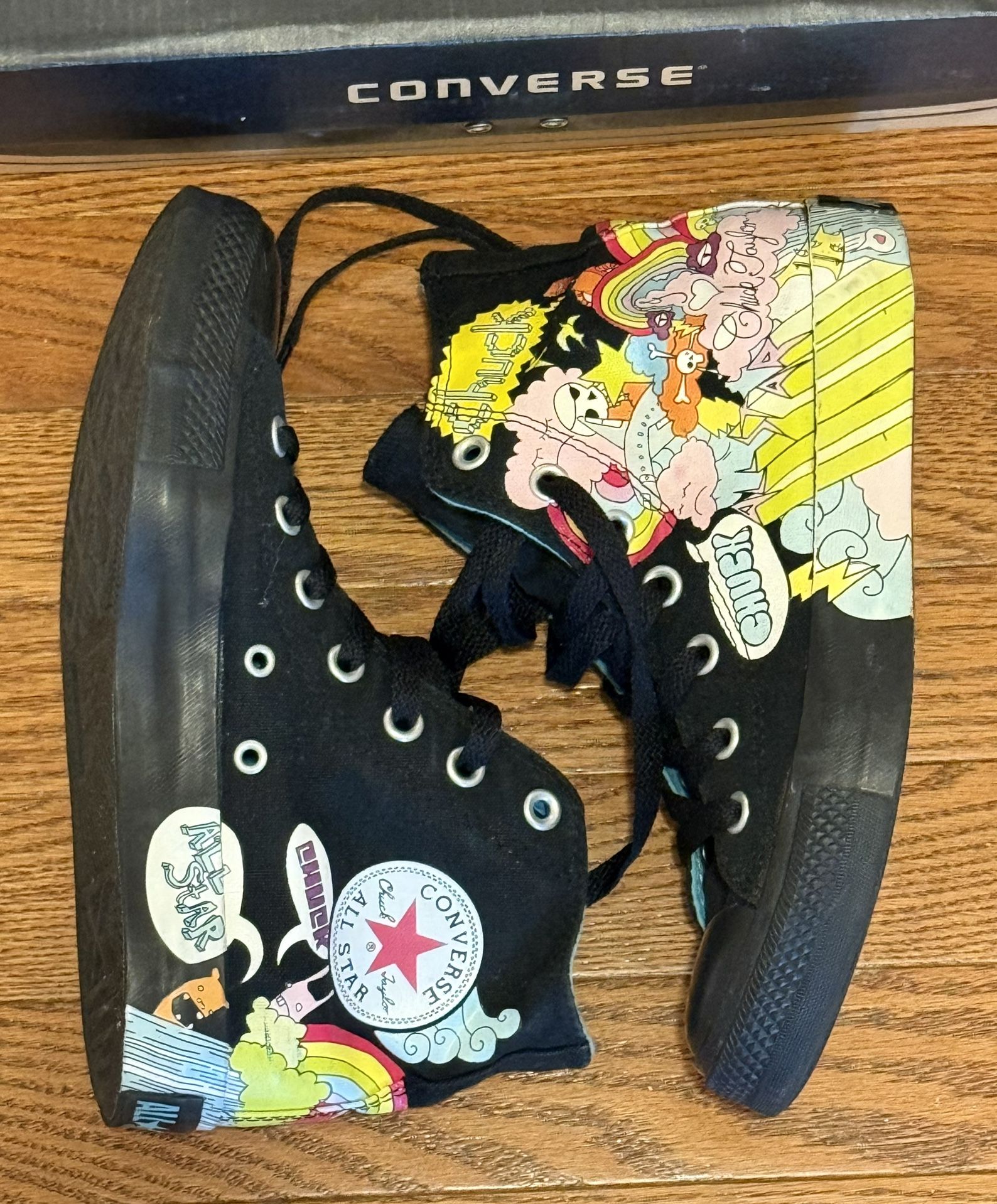 Rare Converse Chuck Taylor All Star Comics Print Shoes Limited Edition M 5 / W 7