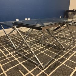 Glass End And Coffee Tables