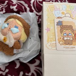 CRYBABY Fuzzy Bear FLUFFY & COZY Plush Pendant