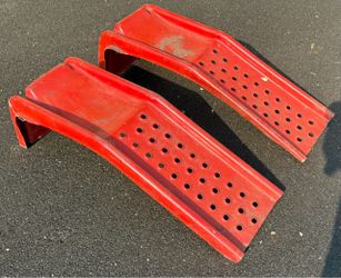 Heavy Duty Solid Steel Car Service Ramps