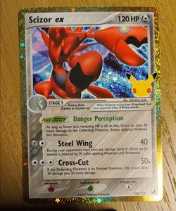 Scizor ex Pokémon Card 108/115 Holo