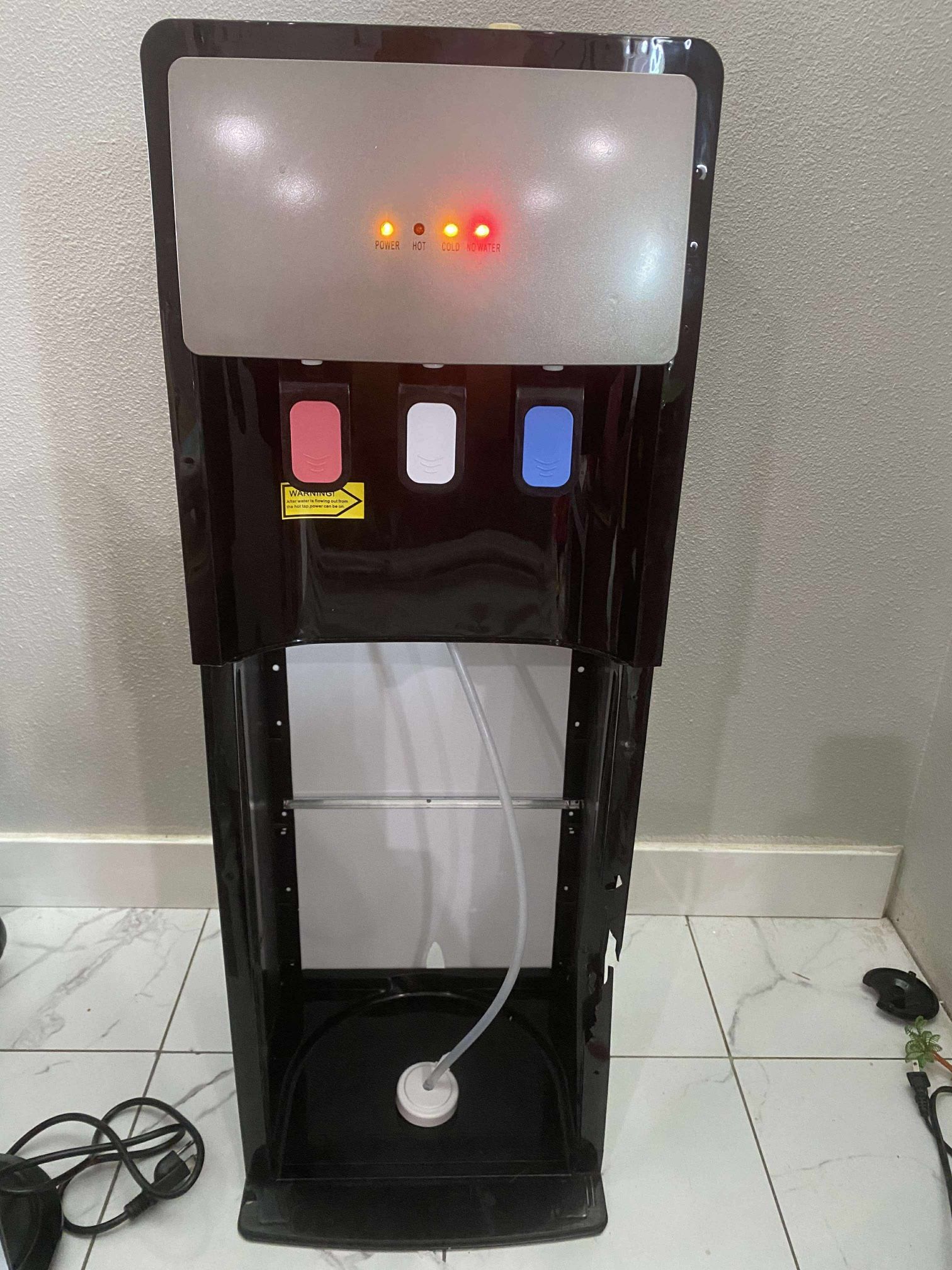Water Dispenser Bottom Loading Water Cooler for 5 Gal Bottles w/Indicator Lights