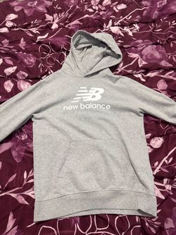 New Balance Grey Pullover Hoodie