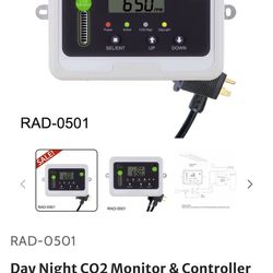 CO2 CONTROLLER - GROW ROOM MONITOR