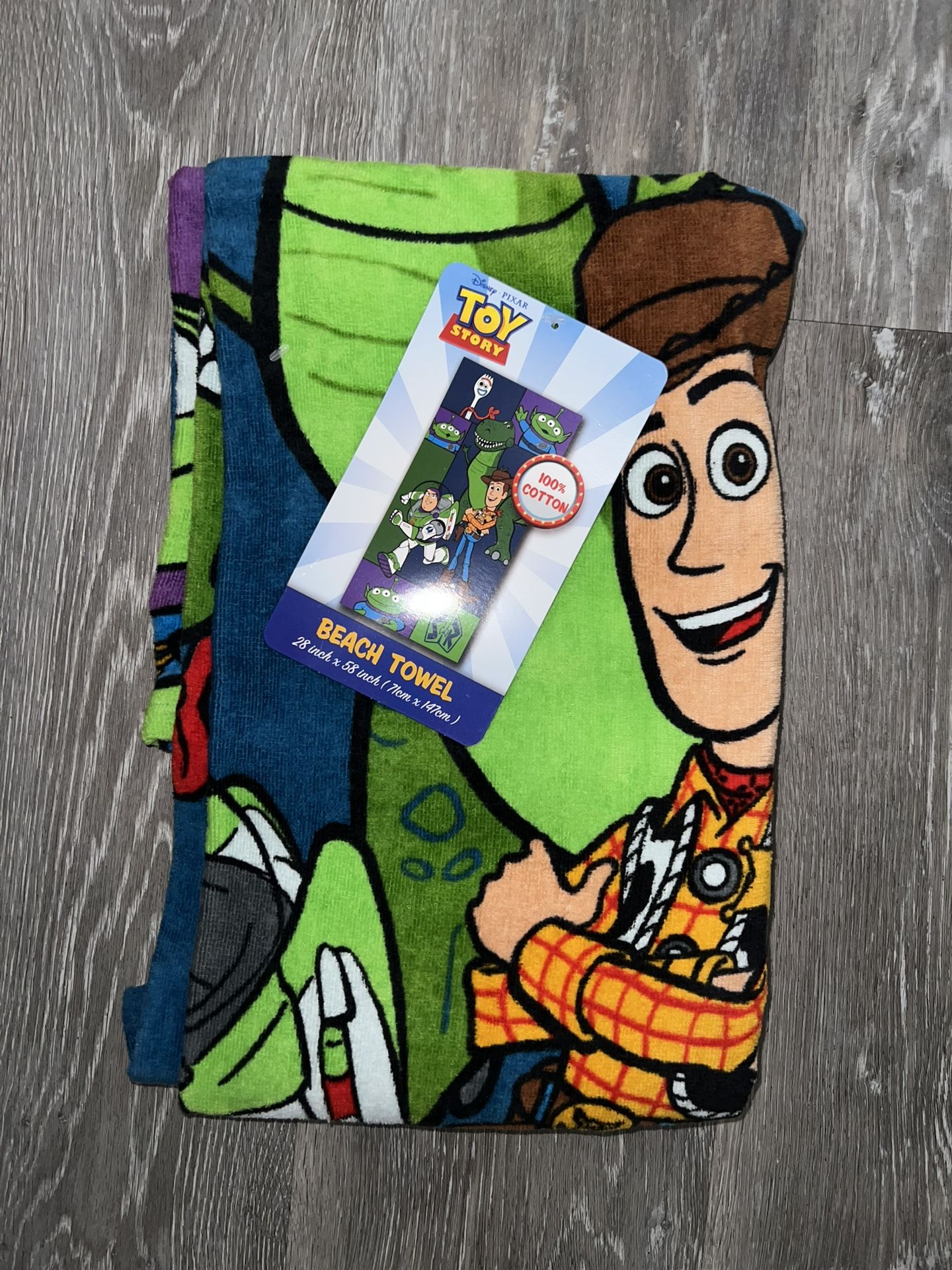 Disney Toy Story woody beach towel 