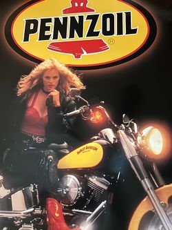 Harley -Pennzoil Poster (2- new)