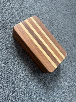 handmade wooden trinket or jewelry box