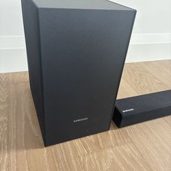 Samsung 36 inch sound bar and subwoofer set