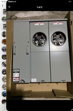 Siemens Doble Meter Panel 200amp New Code