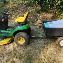 John Deere Tiding Mower 42" Deck W/ Extras