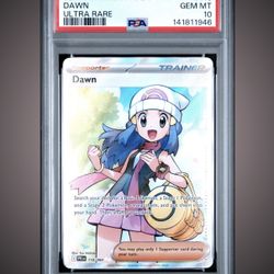 Dawn PSA 10 PHANTASMAL FLAMES 118 ULTRA RARE