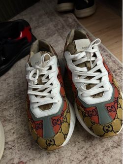 Gucci Rhyton Multicolor GG Supreme Canvas Sneakers