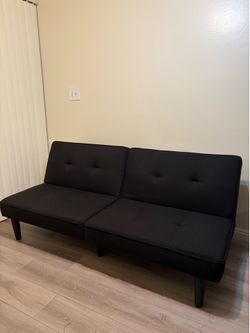 Black Foldable Couch