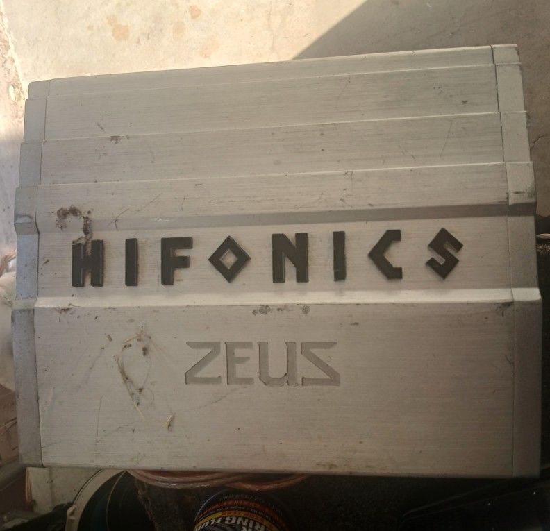 Hifonics 2channel ZG-1200.1D 1200 Watts Zeus Gamma Mono Subwoofer Car Audio Amplifie