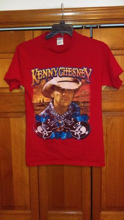 MENS SMALL KENNY CHESNEY 2008 PIETS AND PIRATES CONCERT TEE SHIRT