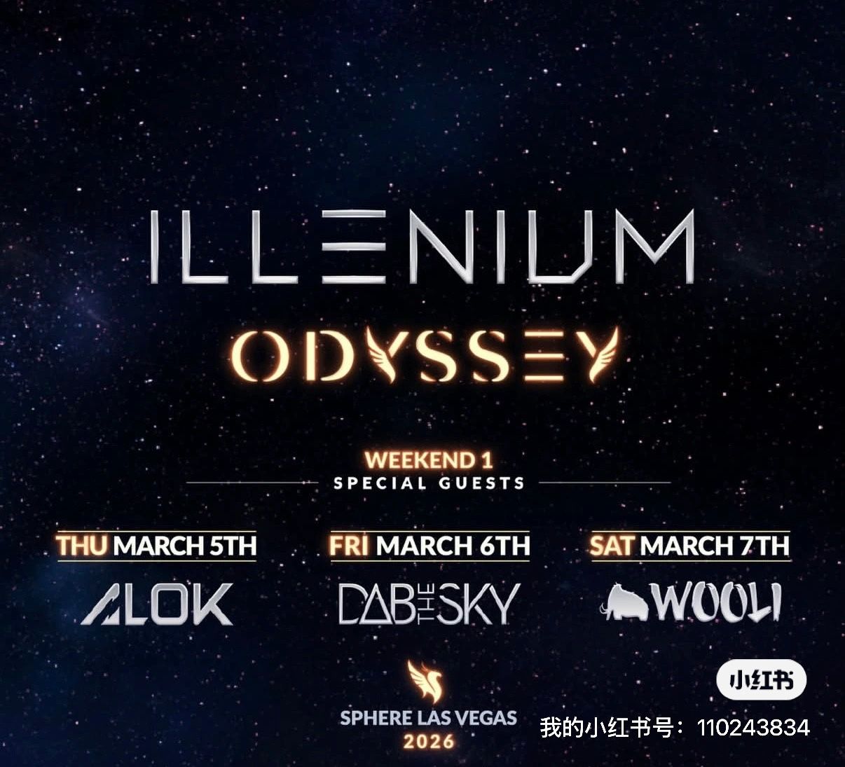 Sphere 3/5 Illenium Show With Alok