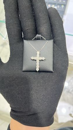 white gold cross 