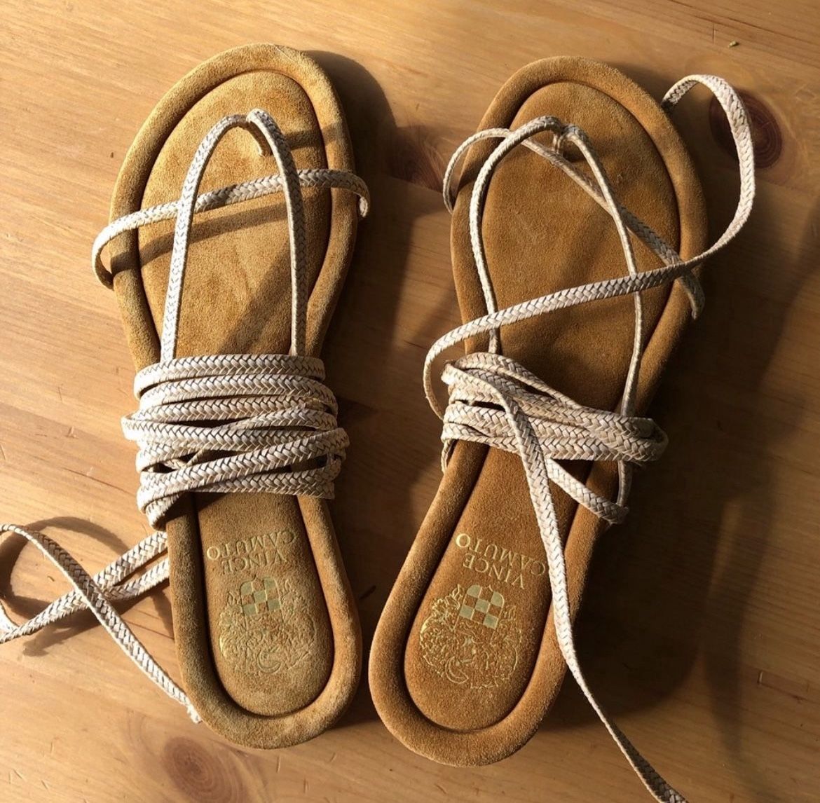 Vince Camuto Flat Wrap Sandals