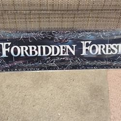 Harry Potter Forbidden Forest Sign Tin Retro 16" X 4"