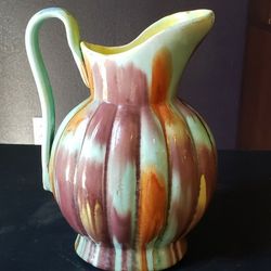Mid-Century Pottery Pitcher