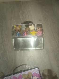 Small Case With Four LOL Dolls