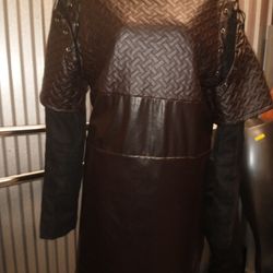 Vintage Dress, LG Black & Brown 