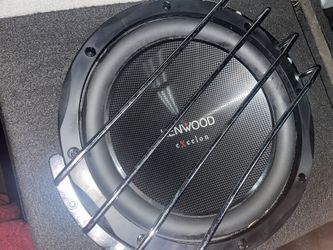 Kenwood 12” Subwoofer And Box 