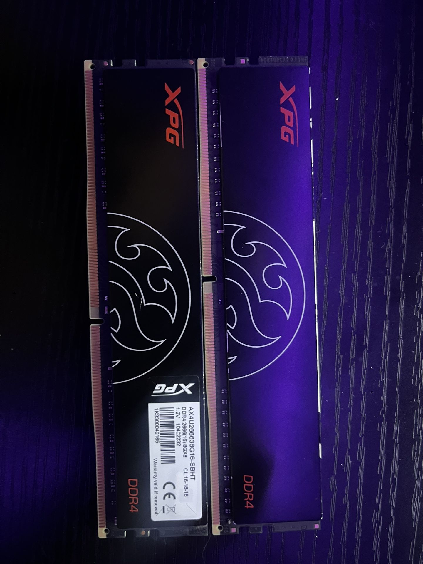 XPG 2x8 Ram DDR4 2666MHZ