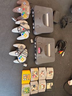 Nintendo 64 consoles / games / controllers