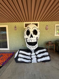 Giant Skeleton Halloween Decoration