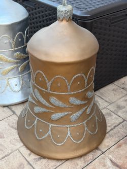 Christmas decoration gold bell