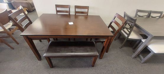 Brown 6pc Dining Set 