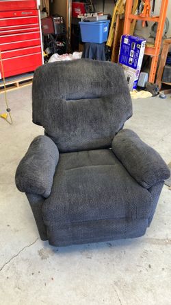 Grey Swivel Recliner Rocker