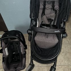Evenflo Pivot Car seat Stroller Combo With 