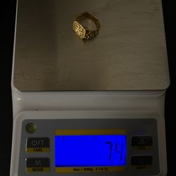 24k ring and 10k ring