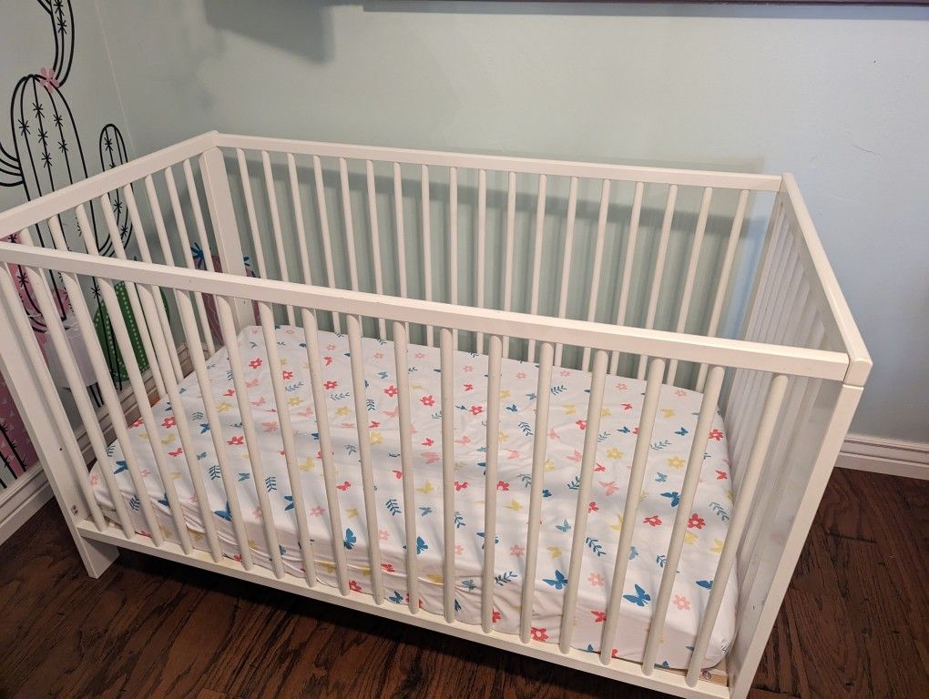 Ikea Gulliver Crib White