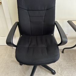 Adjustable Fabric Office Computer Desk Chair Black $59.99 OBO