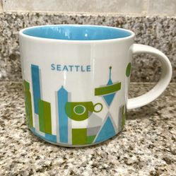 STARBUCKS 2015 “ YOU ARE HERE” Collection SEATTLE MUG…NEVER USED