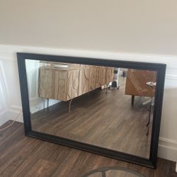 Decorative black mirror (Pottery Barn)