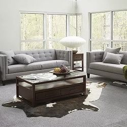 Macy’s Braylei 88” Fabric Track Arm Sofa